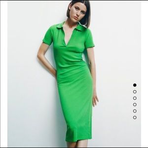 Zara Fitted Midi Dress